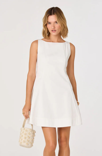 ASTR | Shyla Bow-Back A-Line Mini Dress