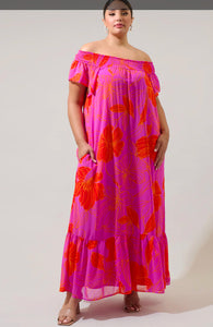 Sugar Lips | Jane Smocked Maxi Dress