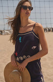 Sugarlips | Marine Embroidered Seahorse Cami Top