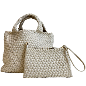 Ahdorned | Lily Woven Neoprene Tote