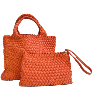 Ahdorned | Lily Woven Neoprene Tote