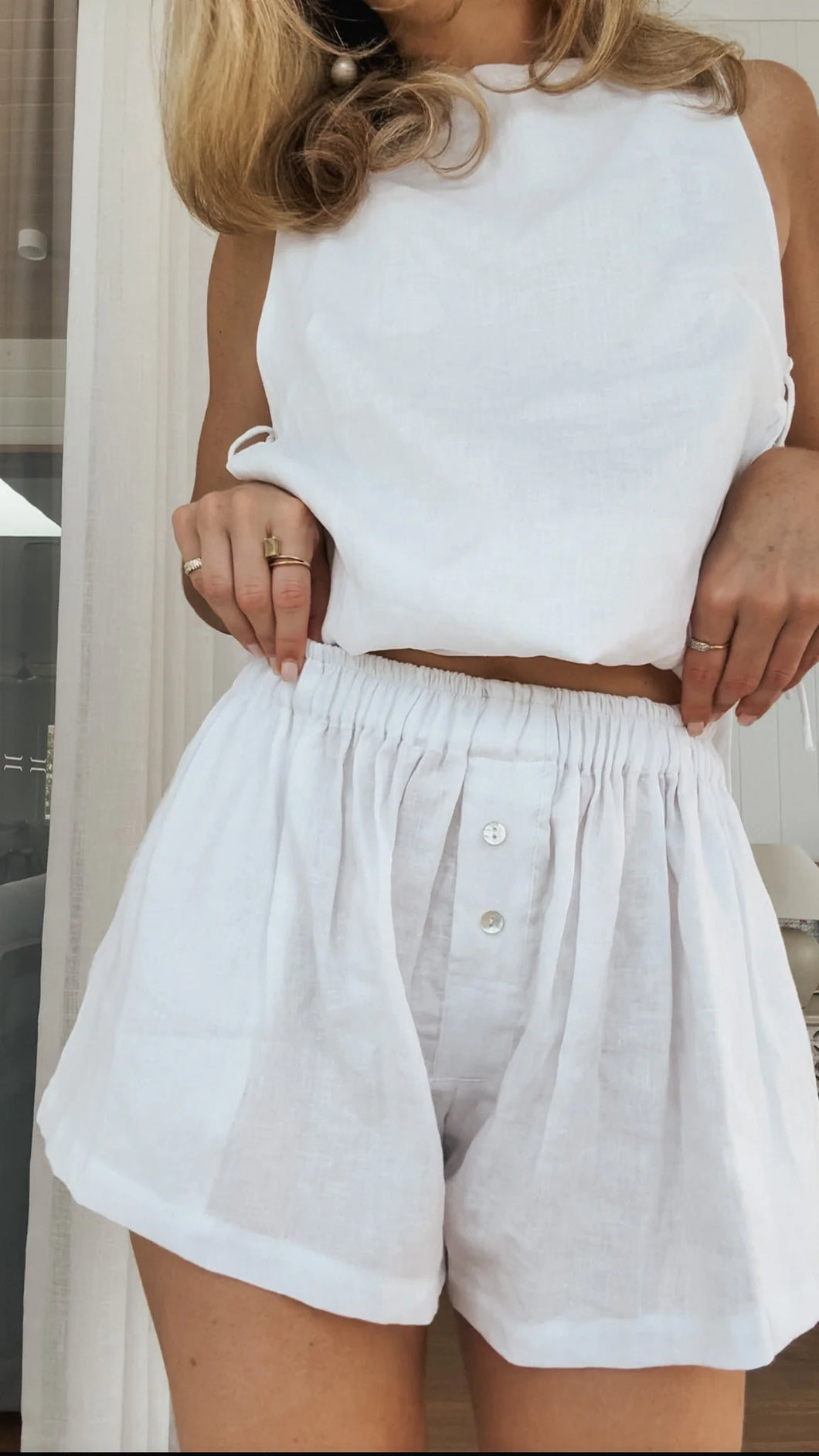 LJC | Ted Linen Shorts