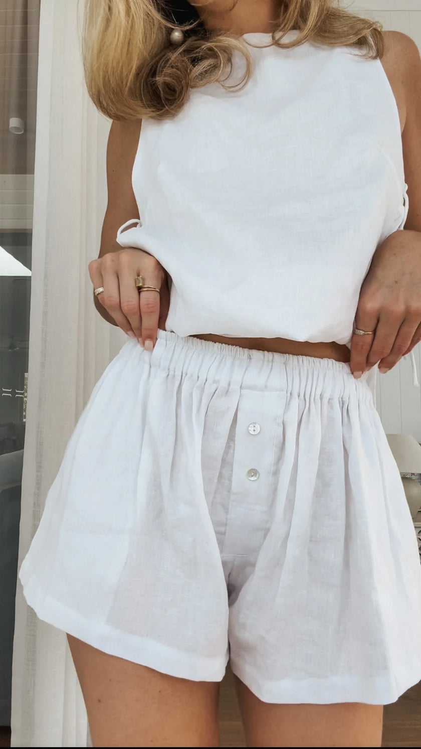 LJC | Ted Linen Shorts