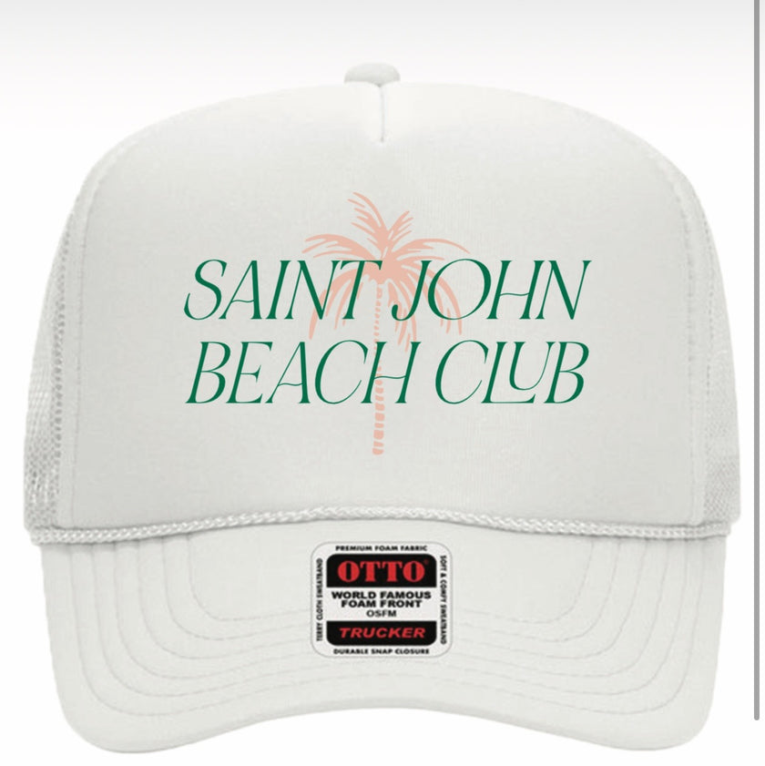 LULEE | STJ  Embroidered Beach Club Hat