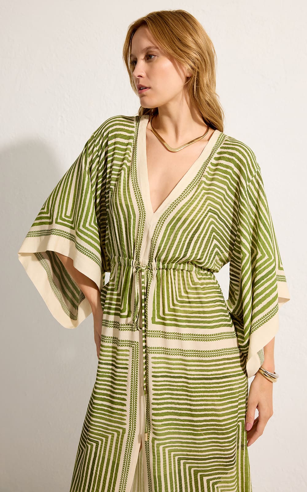 Lenny Niemeyer | Short Sleeve V Neck Kaftan