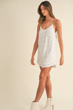 Mable | Flora Sequin Strap Shoulder Mini Dress