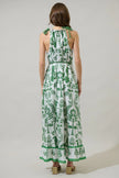 Sugar Lips | Kimana Floral Halter Neck Maxi Dress
