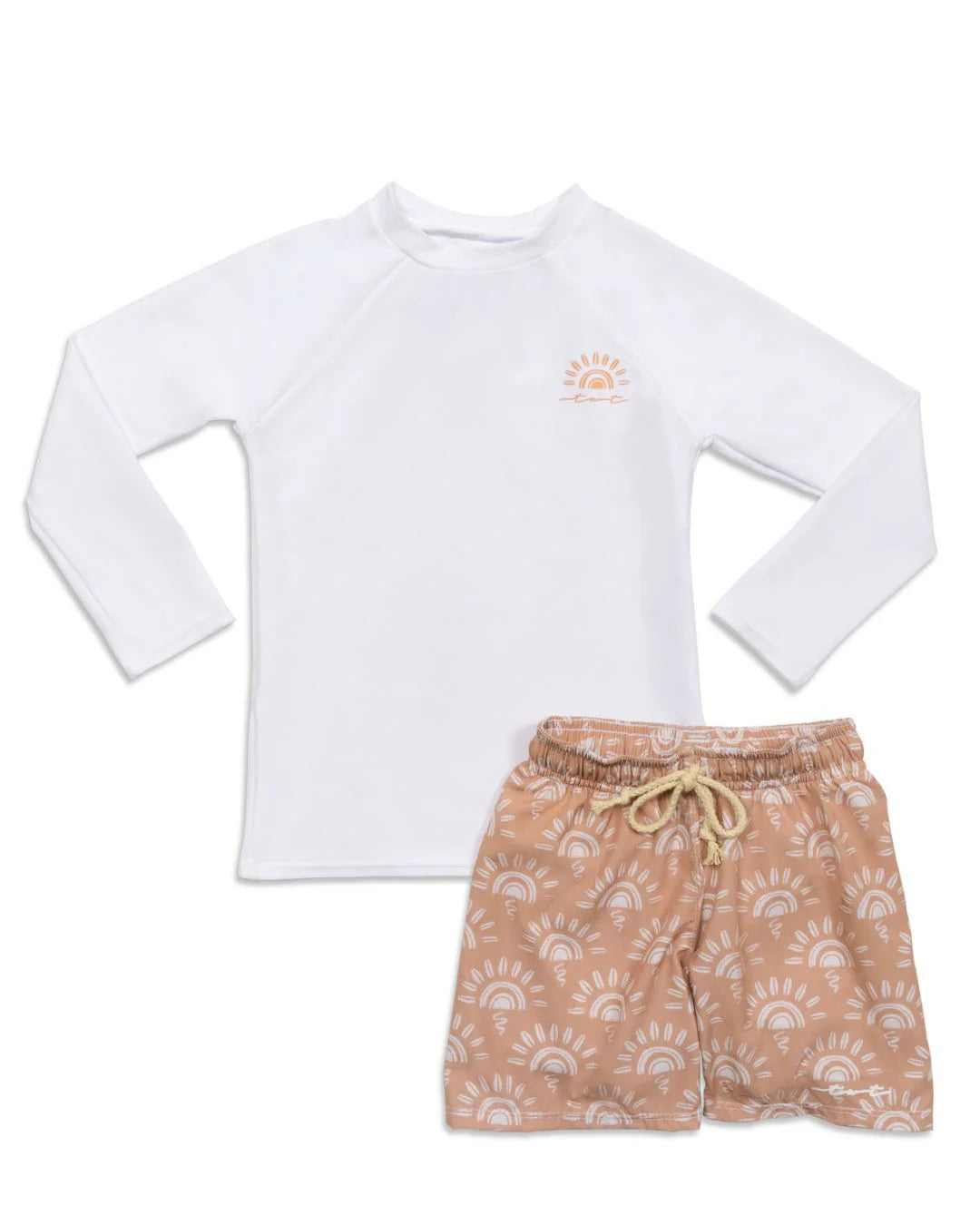 TideWaterTots| Sunny Days SunShirt & Trunk Set