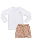 TideWaterTots| Sunny Days SunShirt & Trunk Set