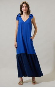 Sugarlips | Merideth Tie Shoulder Maxi