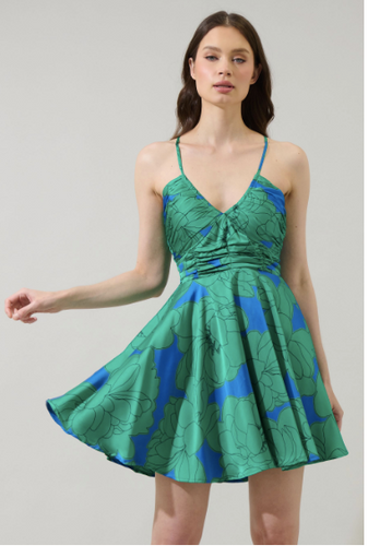 Sugarlips | Morgany Foral Swing Dress