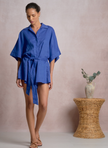 Elan | Linen Belted Romper