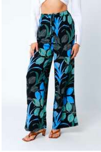 Olivaceous | Floral Printed Pant