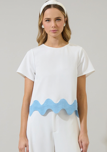 Sugarlips | Elva Wave Crop Top