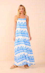Dress To | Ocean Print Maxi Dress