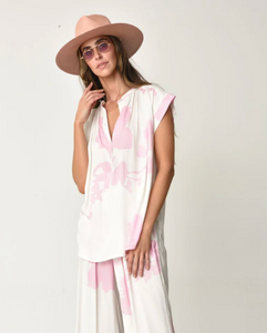 Muche et Muchette | Kio Water Lilies Print Loose Shirt