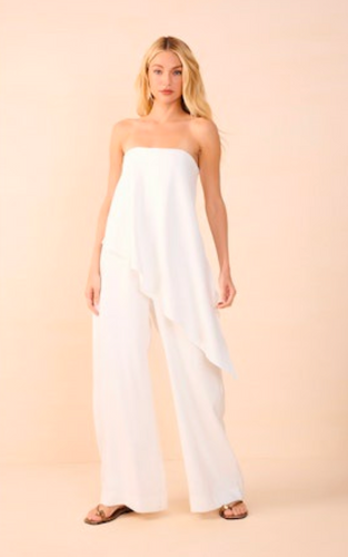 Dress To | White Layered Jumpsuit