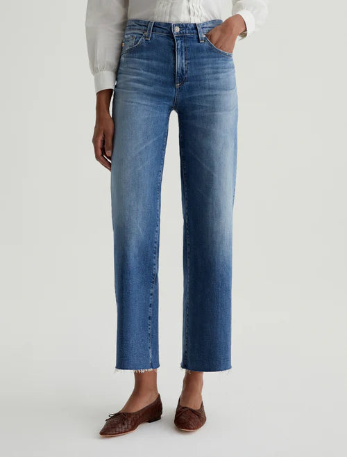 AG| Saige Wide Leg Crop Jeans
