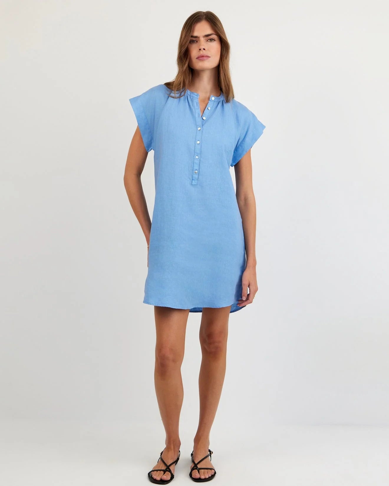 Bella Dahl | Cap Sleeve Henley Dress