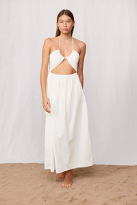 Mikoh | Enna Halter Dress in Sea Moss