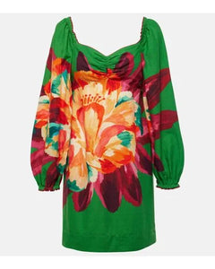 Farm Rio | Tropicart L/S Mini Dress