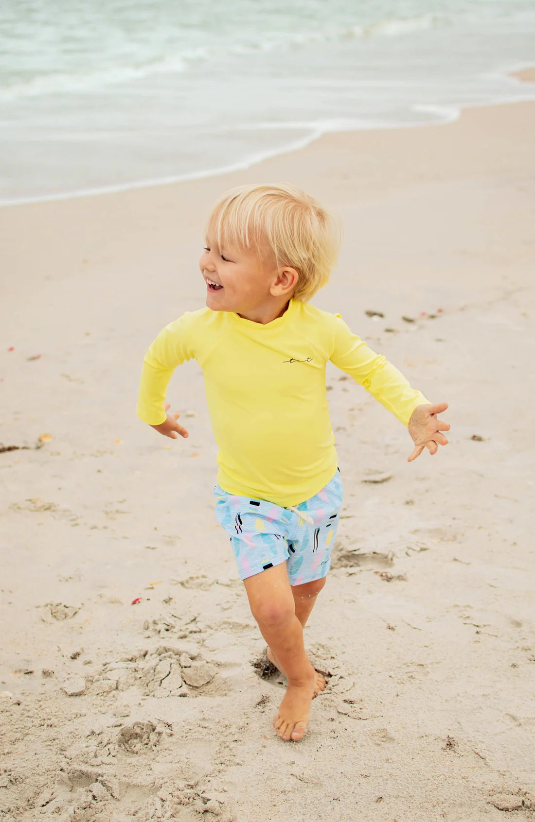 TideWaterTots| Surf's Up Boys Swim Trunks