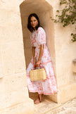 Oliphant | Cinched Pintuck Maxi In Ostini