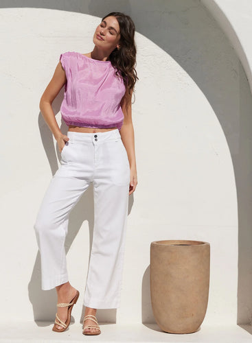 Bella Dahl | Saige Wide Leg Crop