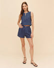 Bella Dahl | Sleeveless Half Placket Top