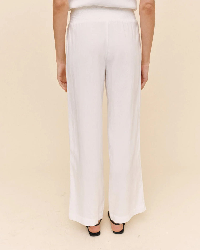 Bella Dahl | Smocked Waist Wide Leg Pants