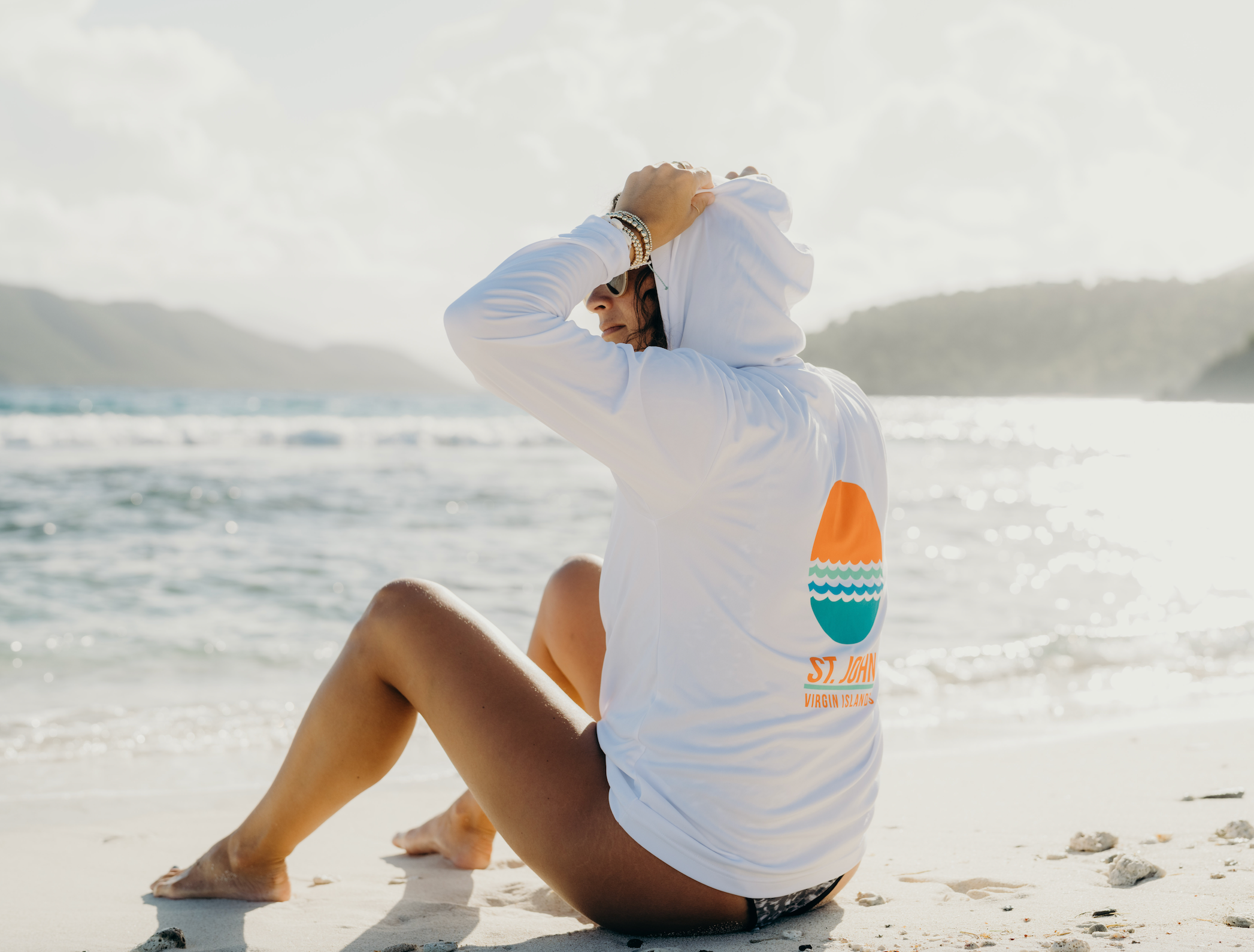 LULEE | Hooded L/S Sun & Wave Sunshirt
