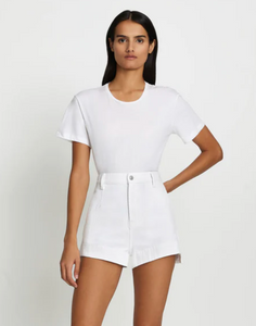 7 for All Mankind | Tailored Slouch Short white