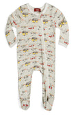 Milkbarn | Organic Footed Zipper Romper