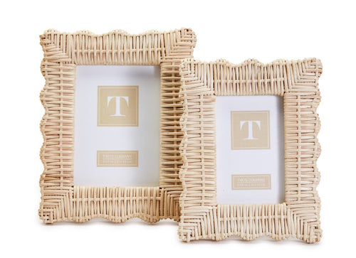 Two’s Company | Wicker Weave Photo Frame