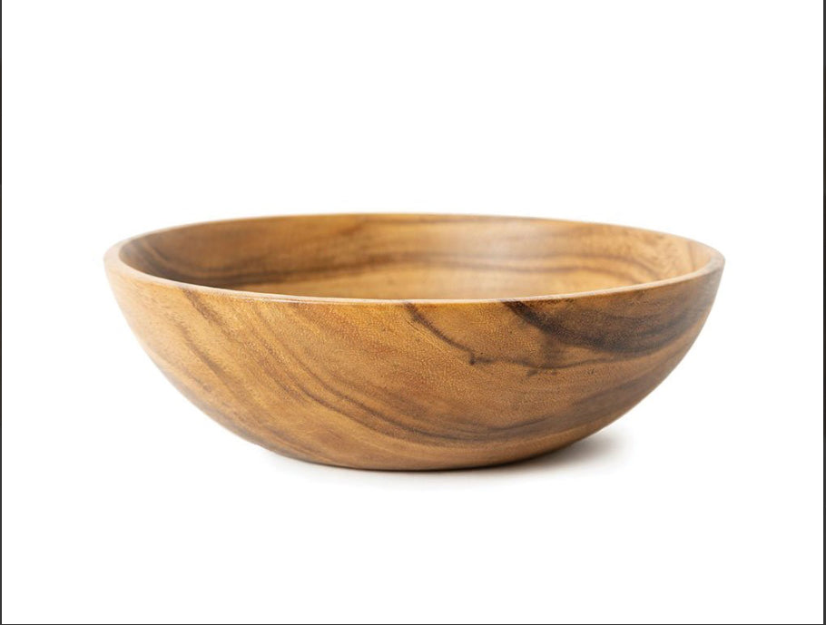 The Little Market | Acacia Wood Salad Bowl