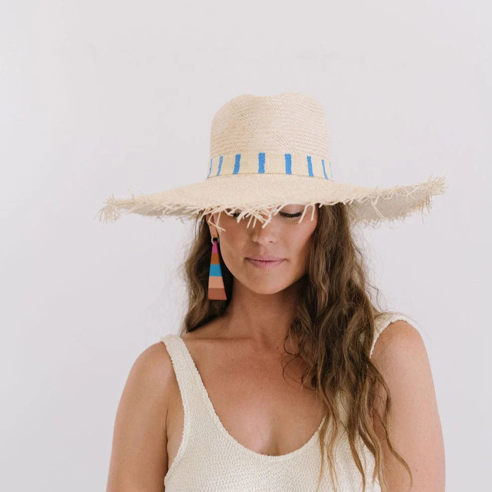 Tienda | Wide Brimmed Fringe Hat