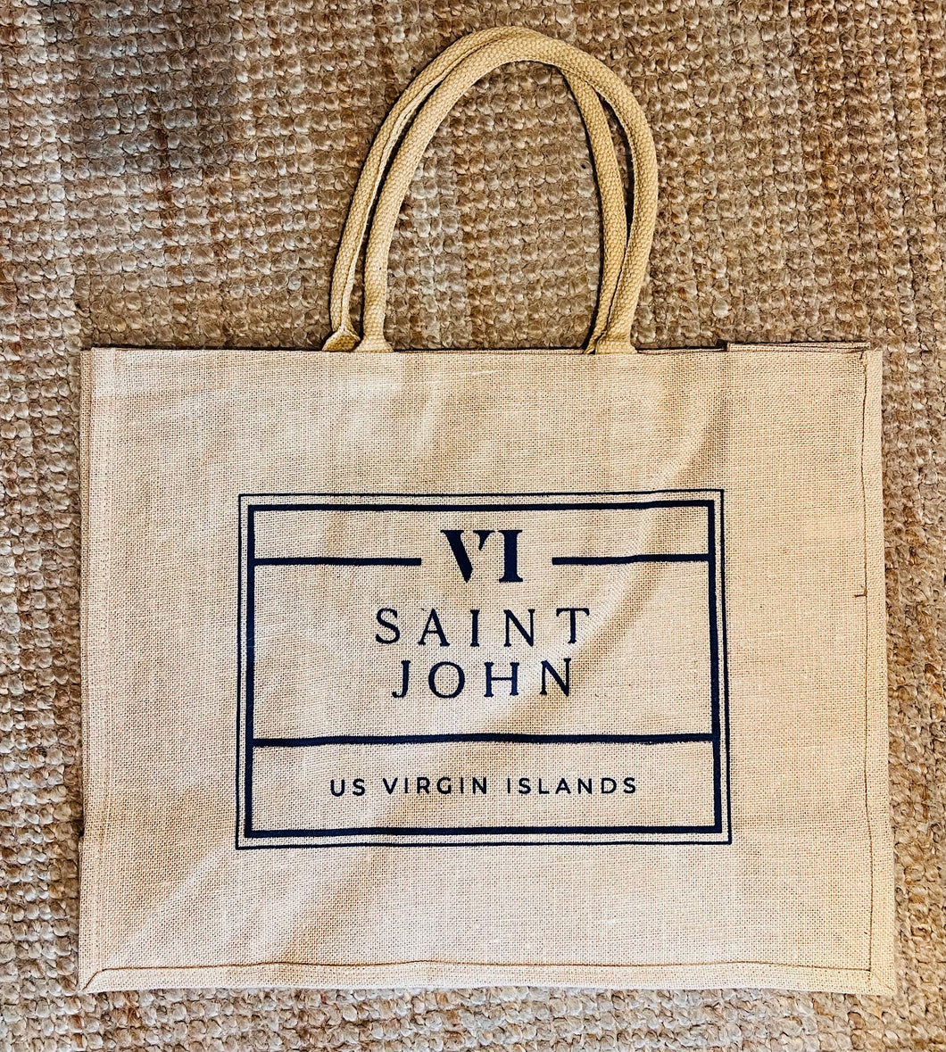 LULEE | Custom Saint John Jute Tote