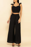 Shore | Black Palazzo Pant