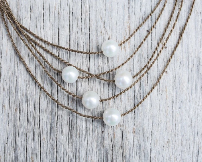 Tula Blue | Freshwater Pearl Classic Single Necklace