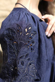Scarlett Poppies | SAMANTHA - THE EMBROIDERY AND SMOCK DECO LINEN DRESS