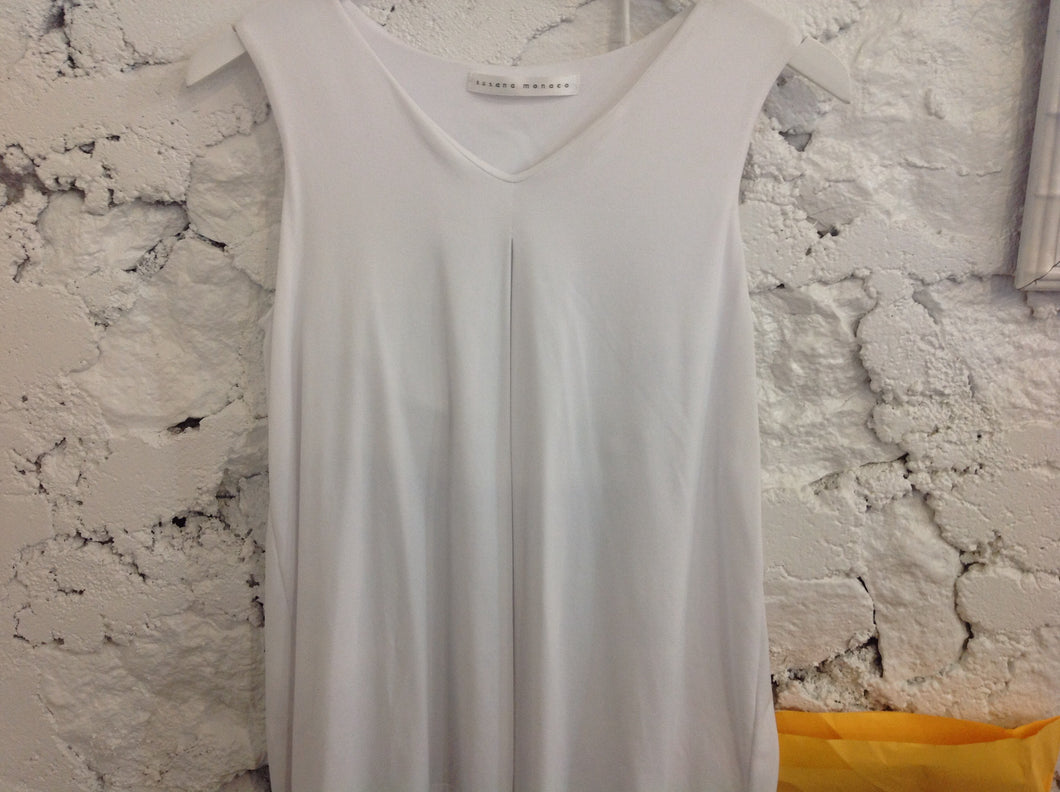 Susana Monaco | Sleeveless Flowy Top (white)