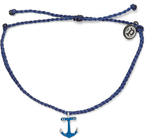 Puravida | Anchors Away Silver Bracelet