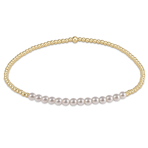 E Newton | gold bliss 2mm bead bracelet