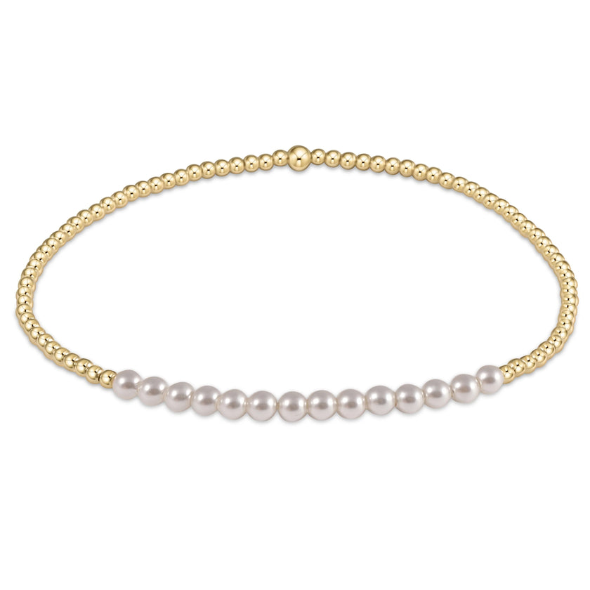 E Newton | gold bliss 2mm bead bracelet