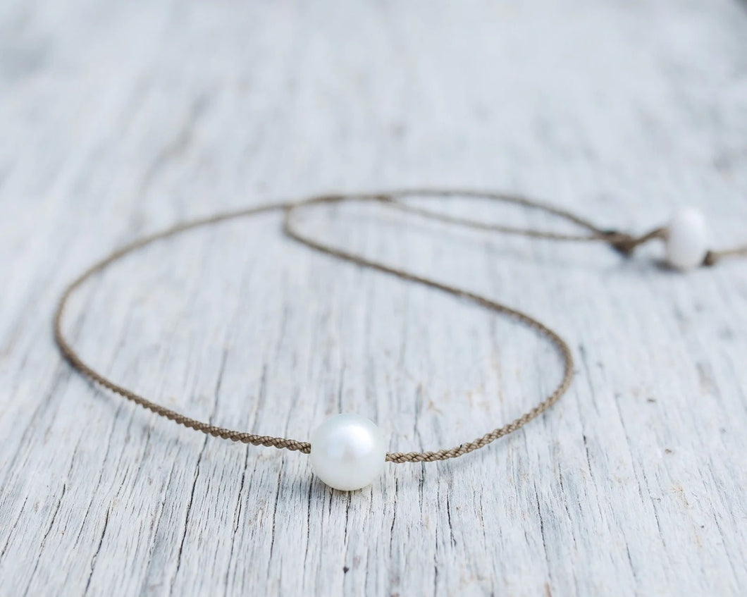 Tula Blue | Freshwater Pearl Classic Single Necklace