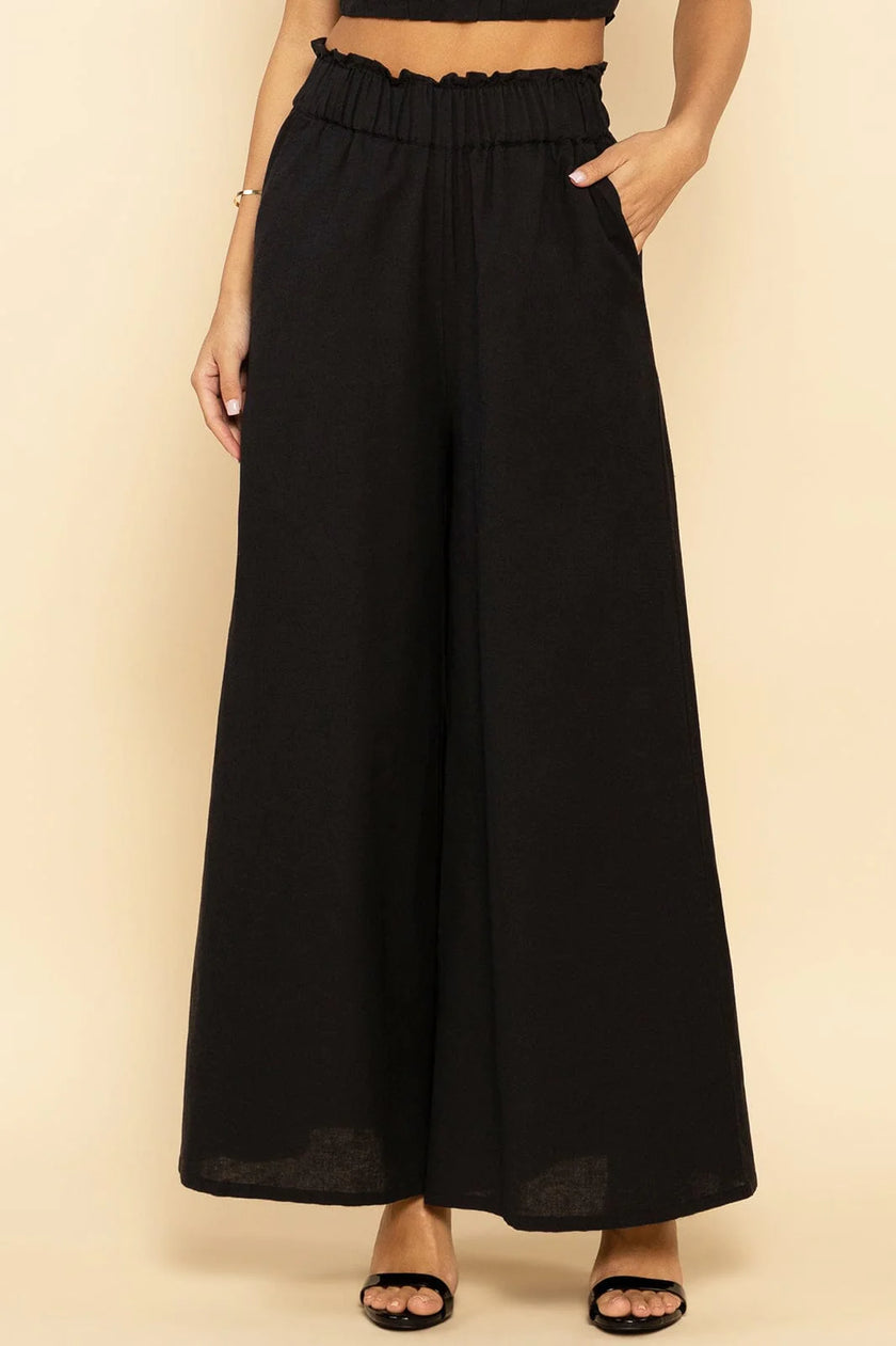 Shore | Black Palazzo Pant
